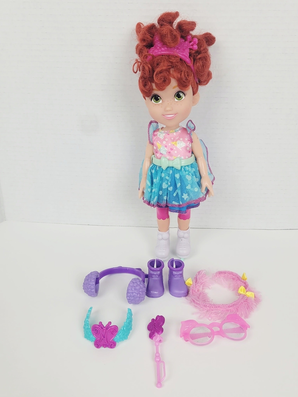 Disney Jakks Pacific Junior Fancy Nancy Winter Wonderland Doll 10" w/Accessories